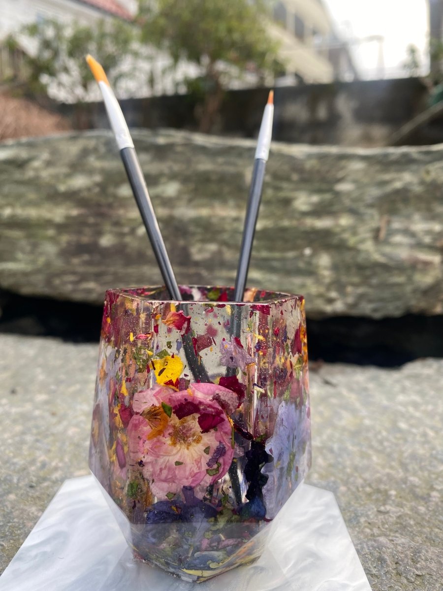 BLOMSTERSYMFONI oppbevaringskopp, tørkede blomster - KNASK