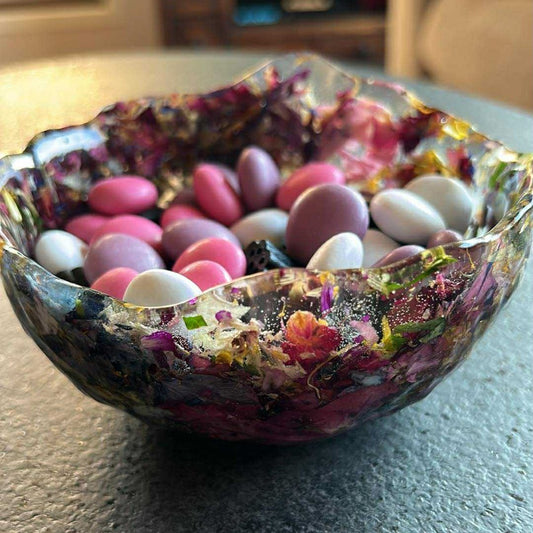 BLOMSTERSYMFONI III skål, tørkede blomster - Interiør KNASK