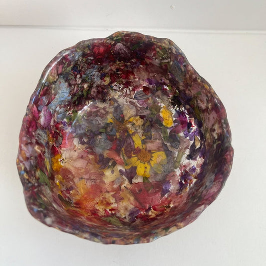 BLOMSTERSYMFONI III skål, tørkede blomster - Interiør KNASK