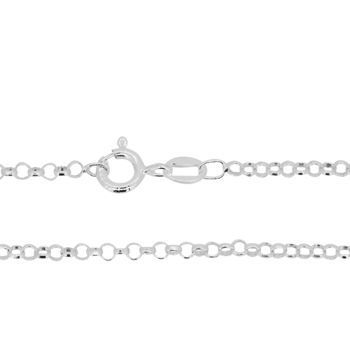 Ertekjede 50 cm, 925 sølv - Materialer KNASK