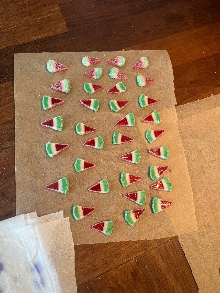 FRI PALESTINA øredobber, vannmelon - snop (🇵🇸10% til Gaza ❤️🩹) - Øredobber KNASK