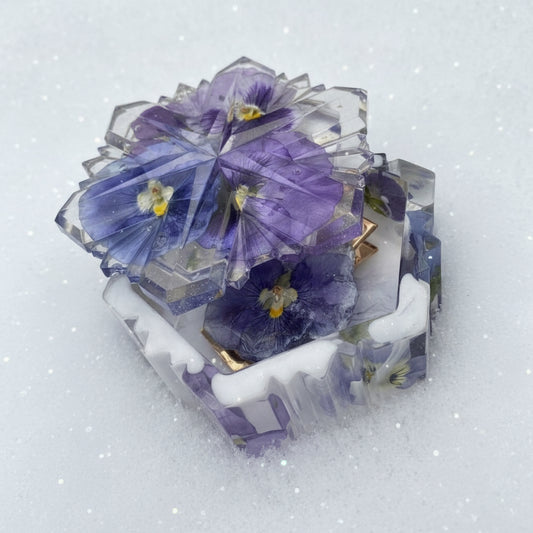 Frost smykkeskrin, fioler (se link for ny versjon!) - KNASK