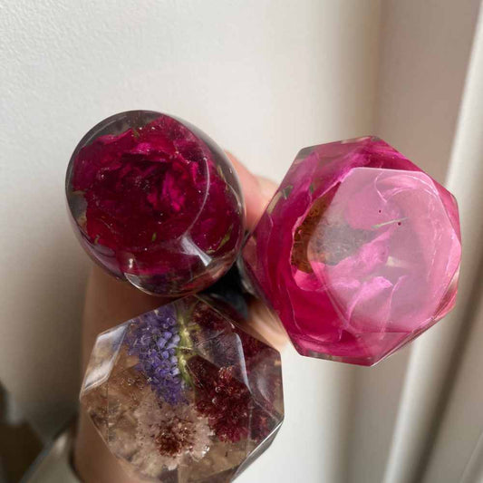 ROSA ROSER vinstopper, ekte tĂžrkede blomster - KNASK