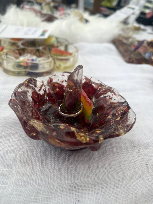 GULLROSE ringholder - KNASK