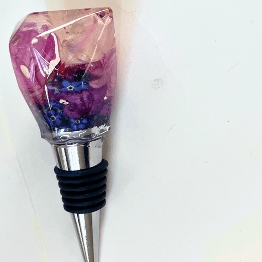 BLOMSTERKUNST VINSTOPPER, ekte svevende blomster - KNASK