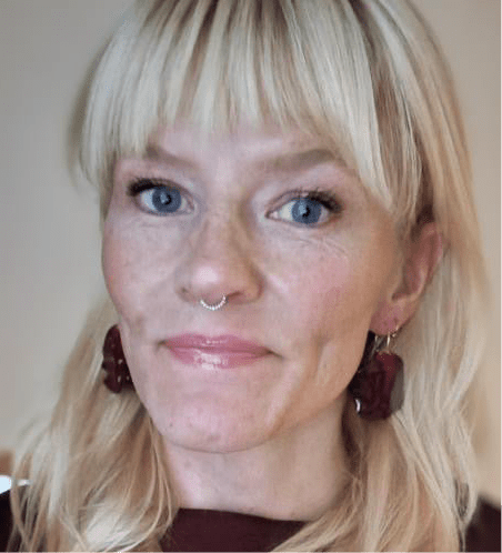 HØSTROSER øredobber, ekte 3D - tørkede roseblader, 925 sølv - Øredobber KNASK