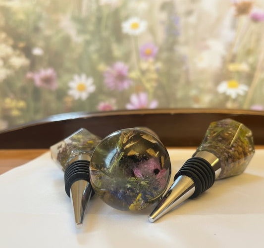 HYTTEKOS vinstopper, ekte tørkede blomster og planter - KNASK