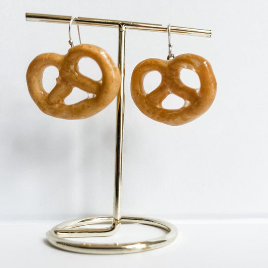 KRINGLE øredobber, sølv ørekroker - KNASK