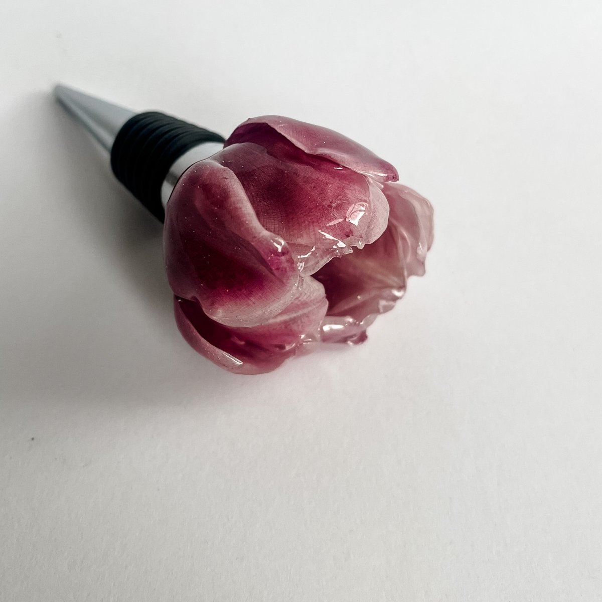 LILLA TULIPAN 3D vinstopper, tørket blomst - Interiør KNASK