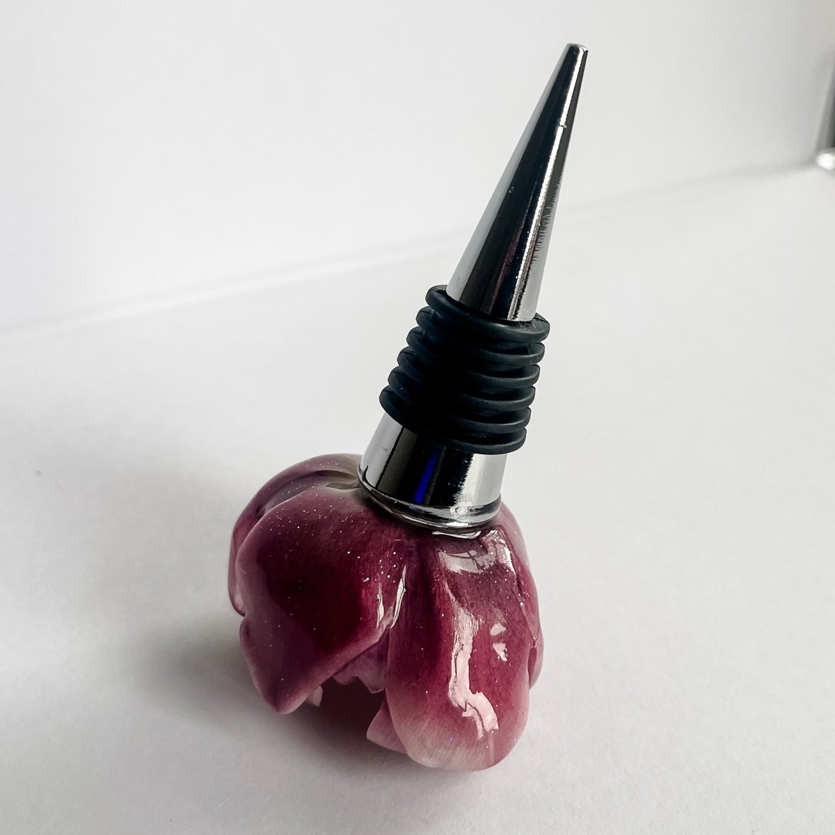 LILLA TULIPAN 3D vinstopper, tørket blomst - Interiør KNASK