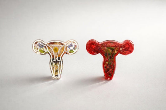 LIVMOR brosje - ekte tørkede blomster - Brosje KNASK