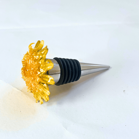 LØVETANN 3D vinstopper, ekte tørket blomst - KNASK