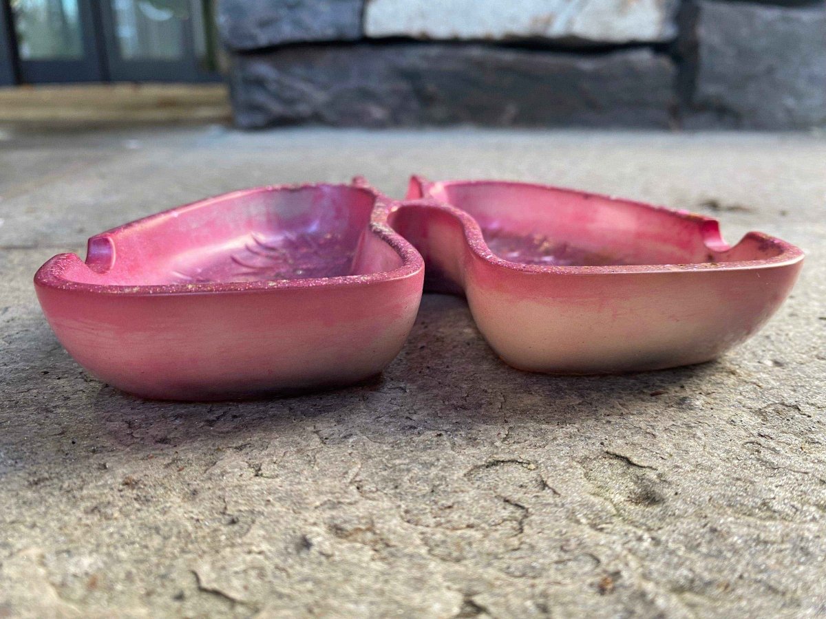 Lunger skål/askebeger, kunstharpiks - KNASK