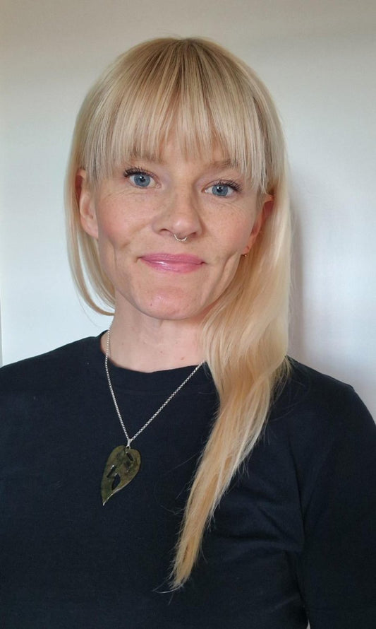 MONSTERA Monkey Leaf smykke, ekte presset blad, 925 sølvkjede - Smykke KNASK