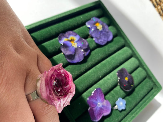 INDIGO HORTENSIA ring, barn, justerbar - KNASK