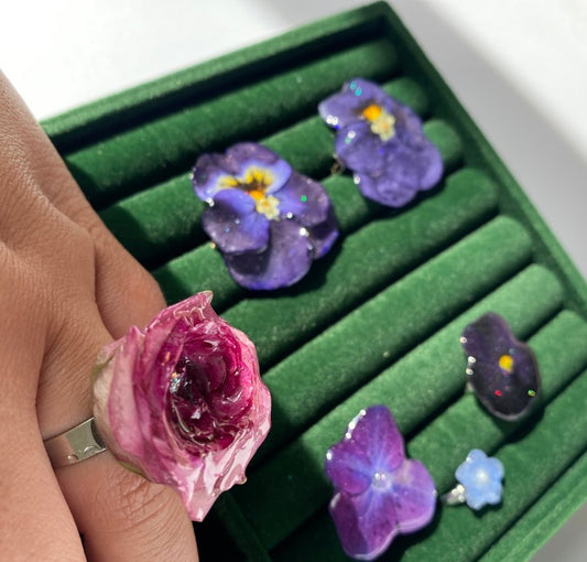 INDIGO HORTENSIA ring, barn, justerbar - KNASK