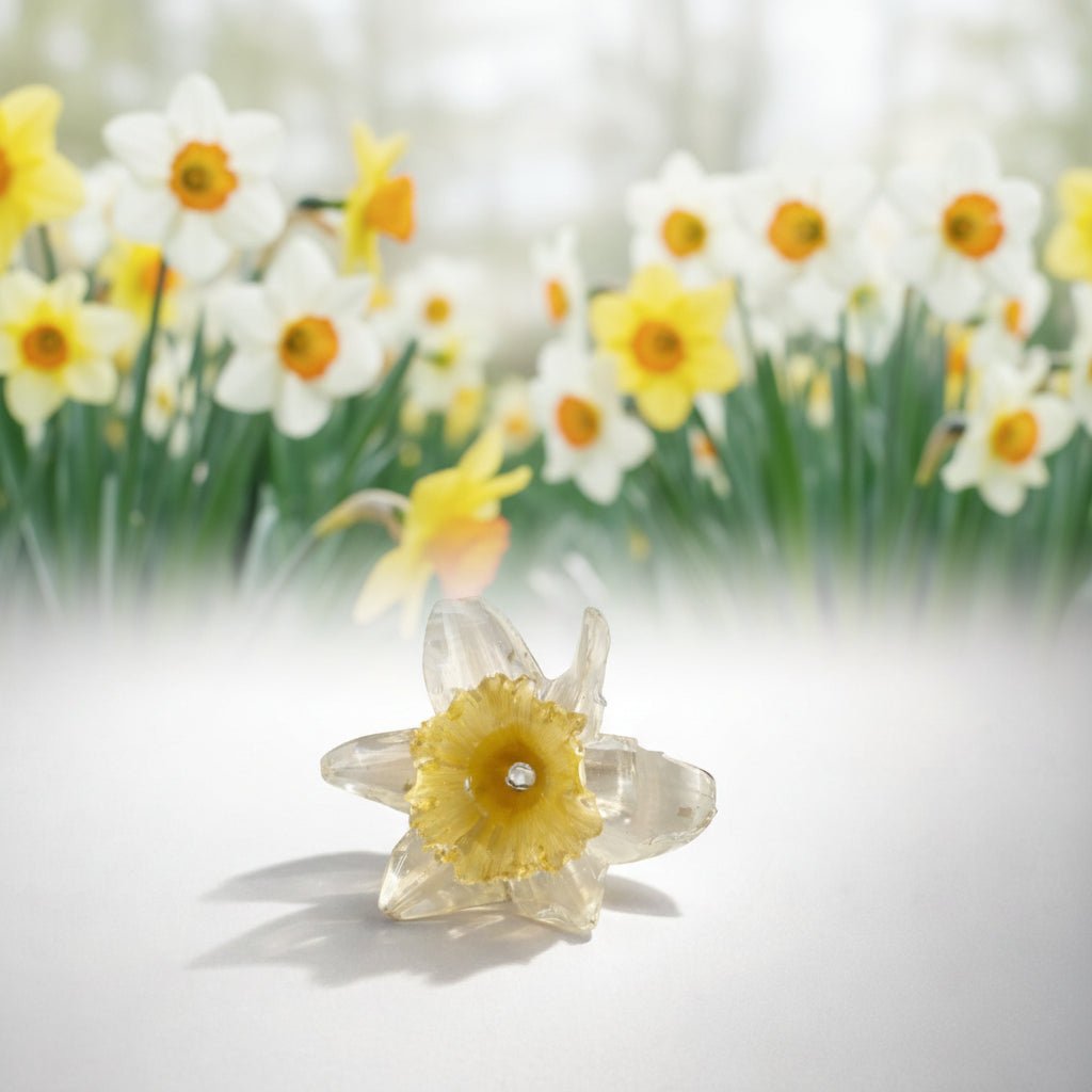 PINSELILJE hårpynt - ekte tørket blomst, hårnål eller hårspenne - Hårpynt KNASK