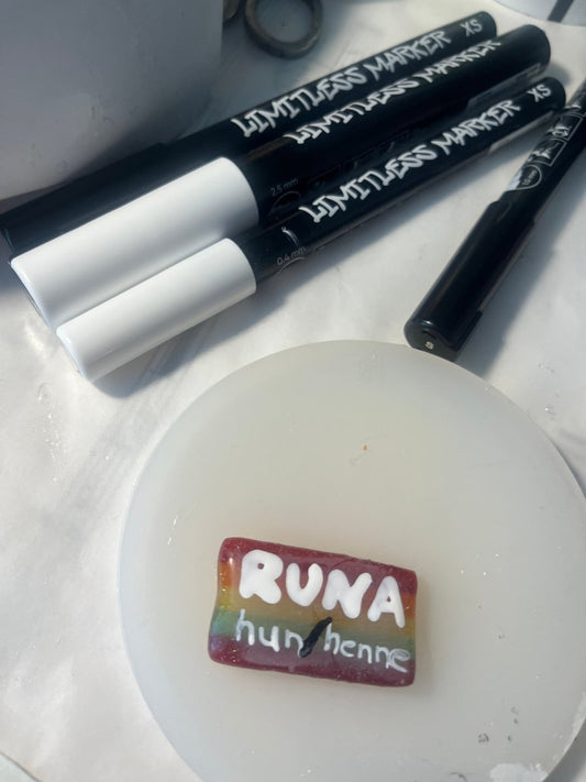 REGNBUE navneskilt - KNASK