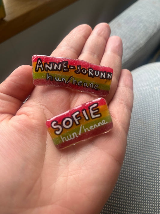 REGNBUE navneskilt - KNASK