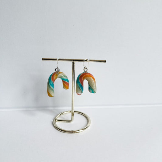 REGNBUE øredobber, sølv ørekroker - KNASK