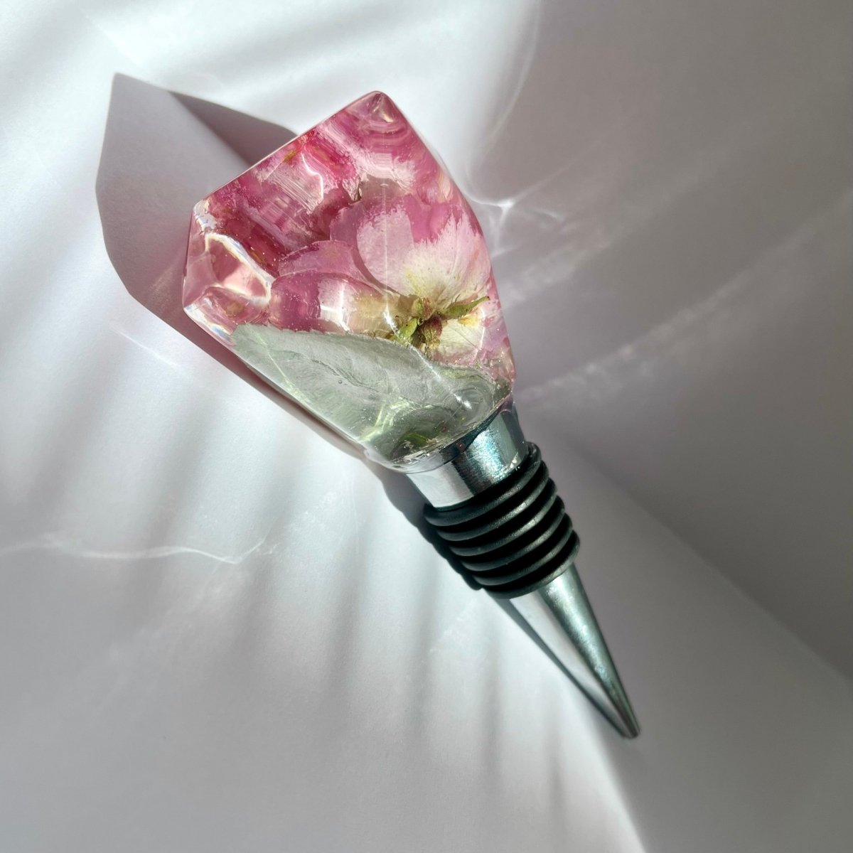 ROSA BUSKROSER vinstopper, ekte tørkede blomster - Interiør KNASK