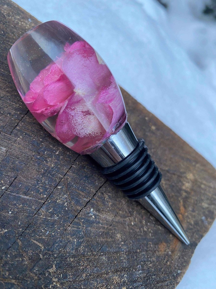Rosa buskroser vinstopper, ekte tørkede blomster - KNASK