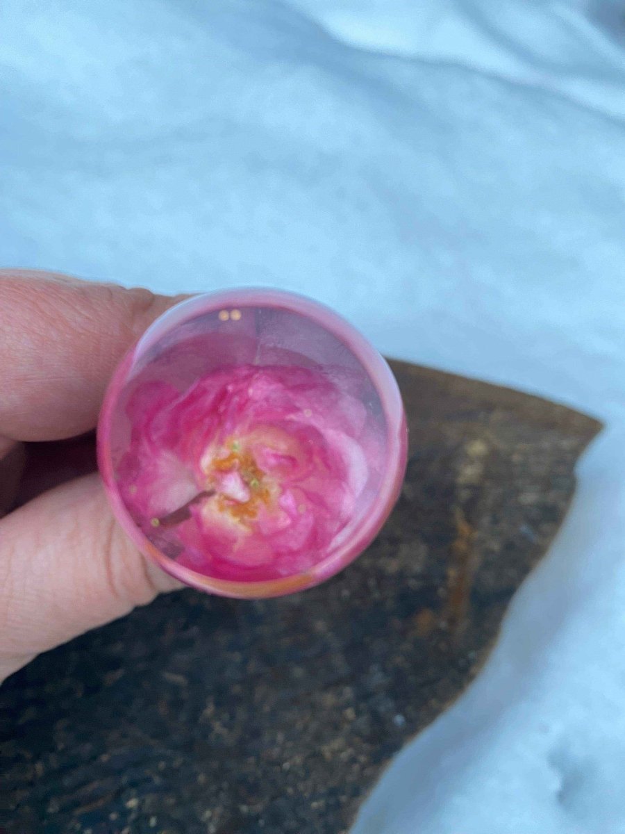 Rosa buskroser vinstopper, ekte tørkede blomster - KNASK