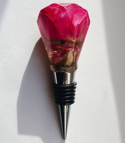 ROSA ROSER vinstopper, ekte tørkede blomster - KNASK