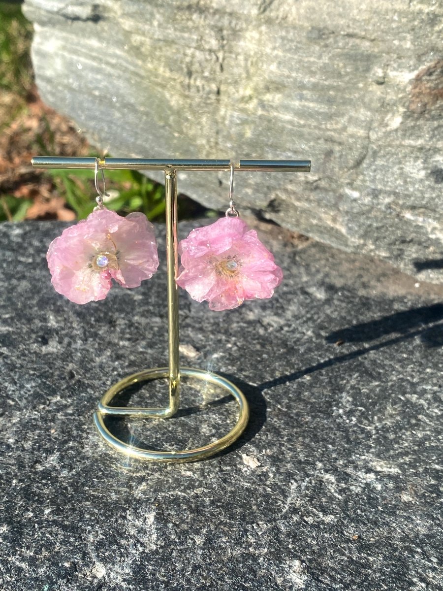ROSENMANDEL øredobber, 925 sølv ørekroker - KNASK