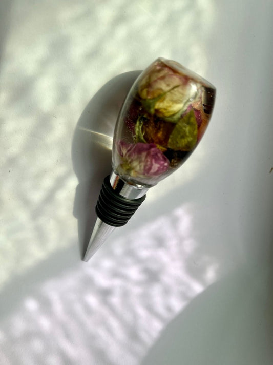 BLOMSTERKUNST VINSTOPPER, ekte svevende blomster - KNASK