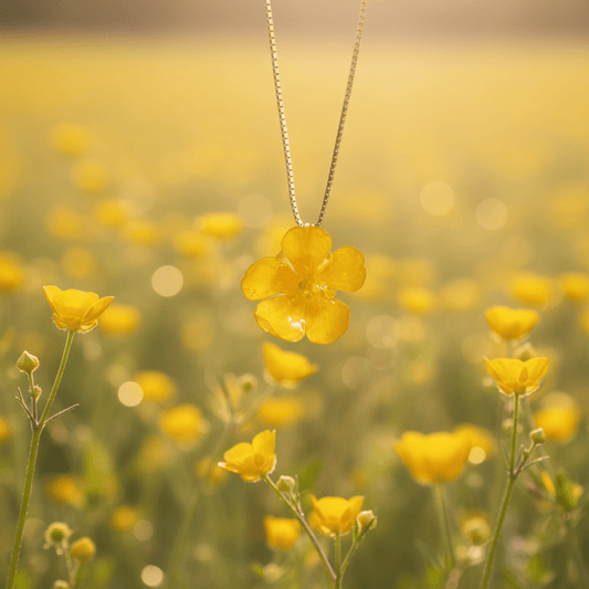 SMØRBLOMST ring, justerbar (barn eller voksen) - Ringer KNASK