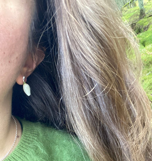 Sneklokker snøklokker øredobber, 925 sølv - KNASK