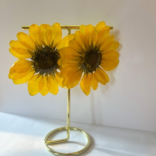 SOLSIKKER øredobber, 925 sølv ørekroker - KNASK