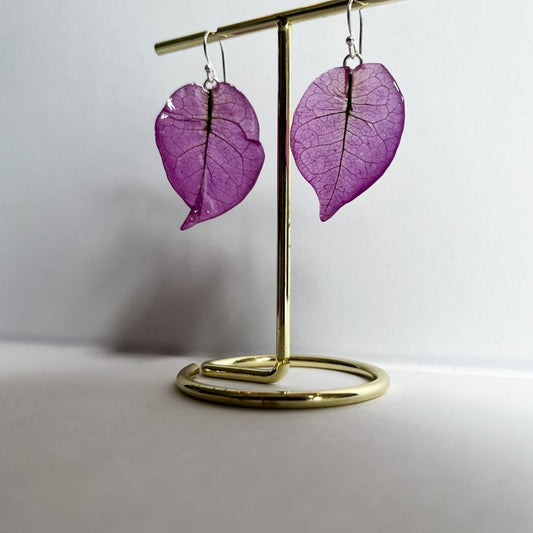 ORANGE TRILLINGBLOMST øredobber - KNASK