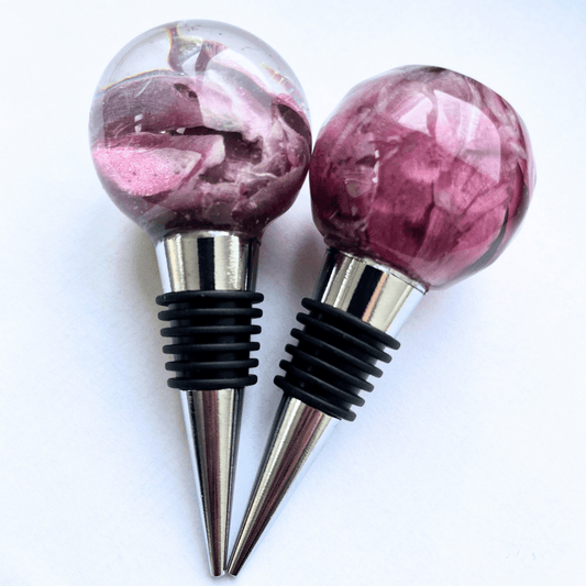 BLOMSTERKUNST VINSTOPPER, ekte svevende blomster - KNASK