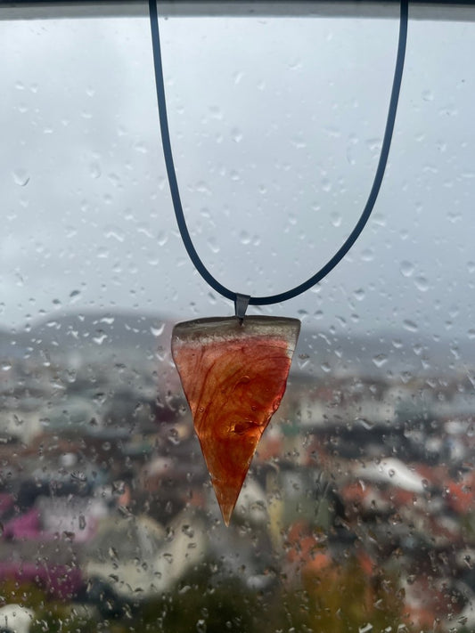 VANNMELON smykke, ekte tørket frukt, 925 sølv, FRI PALESTINA smykker 🇵🇸 - Smykke KNASK