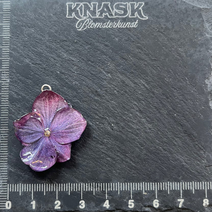 HORTENSIA smykke - ekte tørket blomst