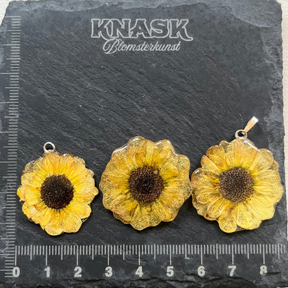 SOLLYKKE smykke - ekte tørket blomst