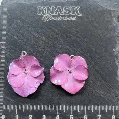 VINTAGE HORTENSIA smykke - ekte tørket blomst