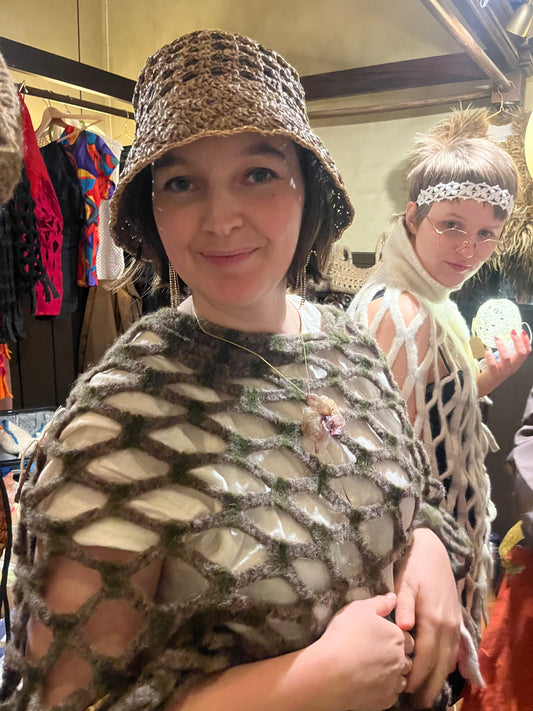 MAHOGANY ORKIDÉ smykke - ekte tørket blomst - sølv