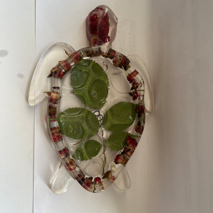 SKILPADDE pyntebrett - ekte roser