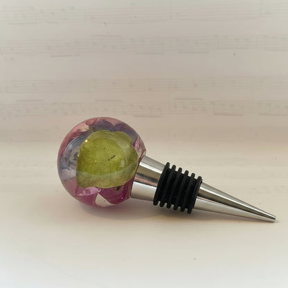 HAGEPERLE vinstopper, ekte tørkede blomster