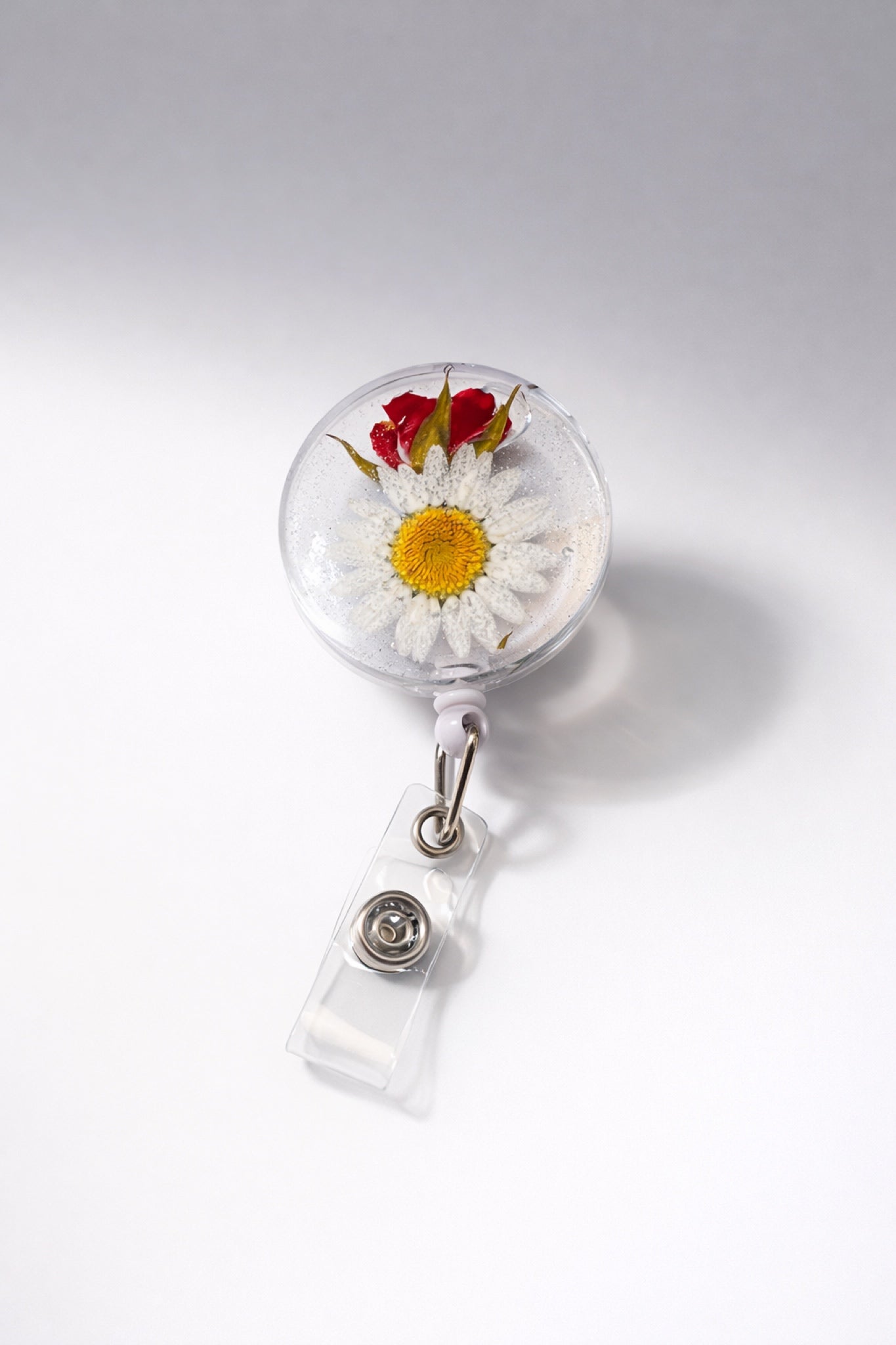 KNASK ID-HOLDER - ekte tørkede blomster