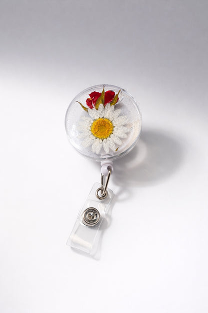 KNASK ID-HOLDER - ekte tørkede blomster