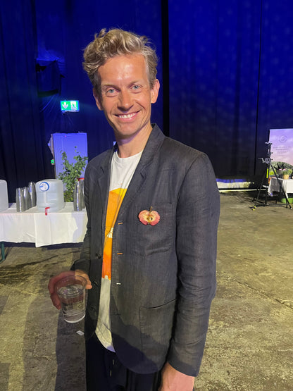 POMMELIER brosje - ekte tørket eple, med eller uten gravert tekst