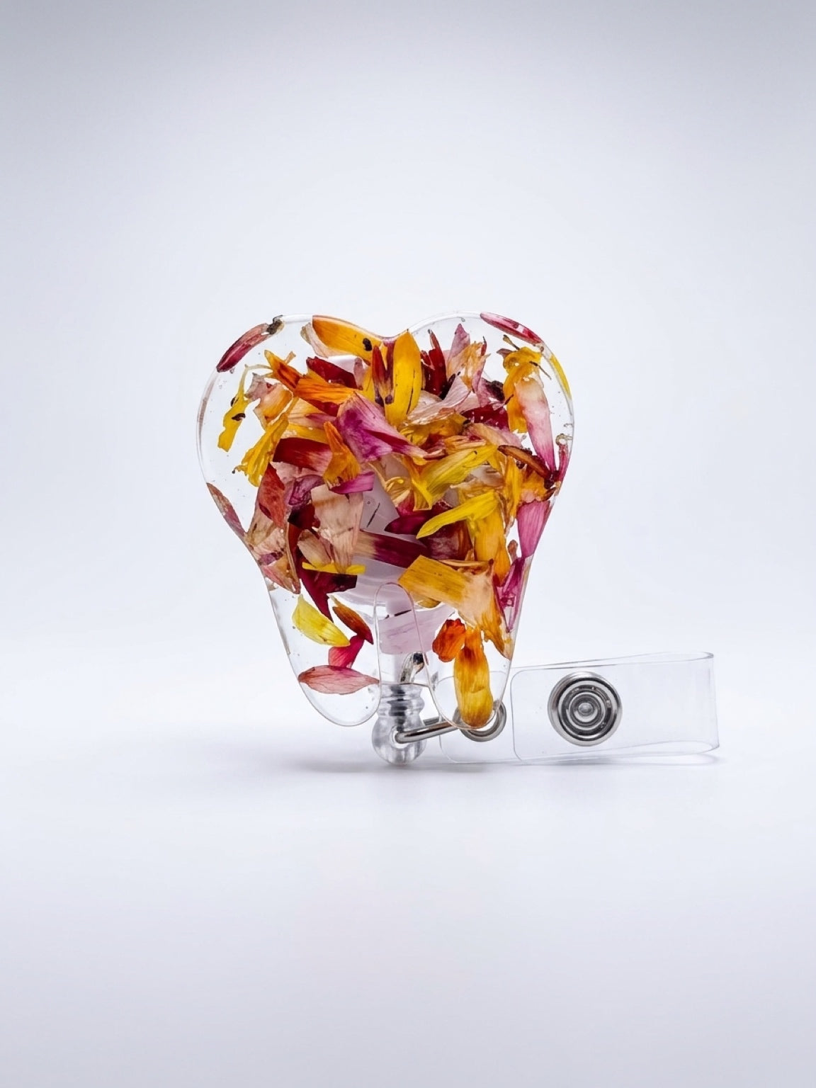 KNASK ID-kortholder- ekte tørkede blomster