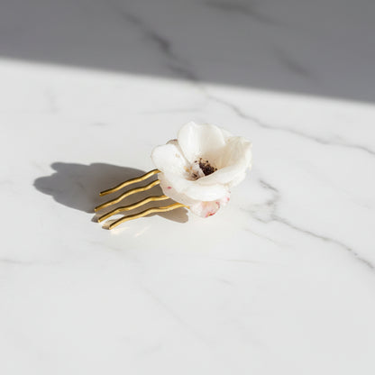 MIN LILLE HAGE hårnål kam - ekte tørkede blomster