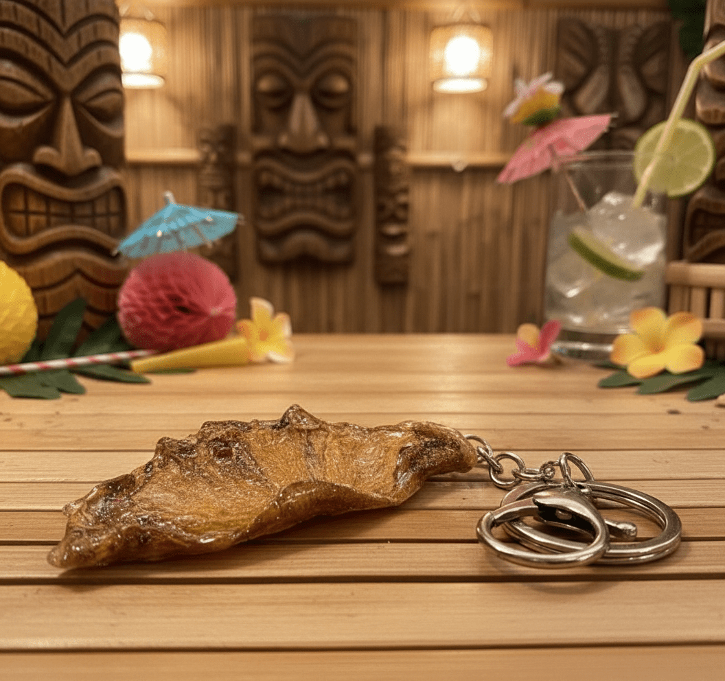 ANANAS nøkkelring, ekte tørket frukt - Interiør KNASK