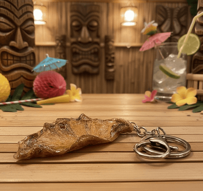 ANANAS nøkkelring, ekte tørket frukt - Interiør KNASK