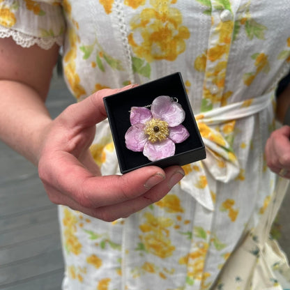 ANEMONE smykke - ekte tørket blomst - Smykke KNASK